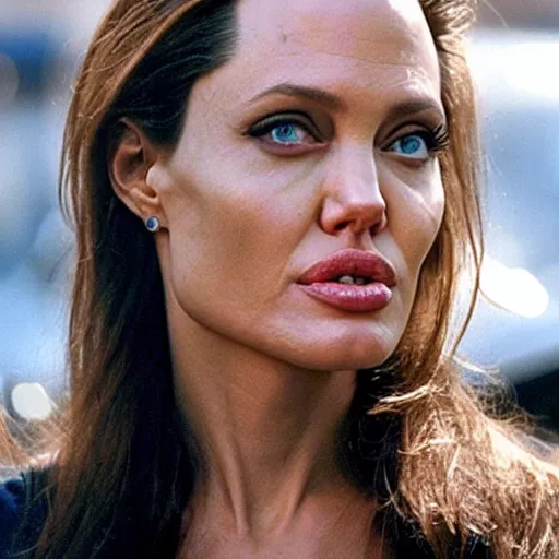 Image similar to angelina jolie as the terminator