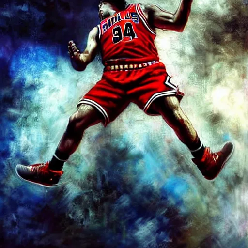 Image similar to hyperrealistic mixed media high resolution painting of Danny DeVito slam dunk Chicago bulls, stunning 3d render inspired art by István Sándorfi and Greg Rutkowski and Unreal Engine, perfect facial symmetry, dim volumetric lighting, 8k octane beautifully detailed render, full body shot, post-processing, extremely hyper-detailed, intricate, epic composition, highly detailed attributes, highly detailed atmosphere, cinematic lighting, masterpiece, trending on artstation, very very detailed, masterpiece, stunning, flawless completion, lifelike texture, perfection,