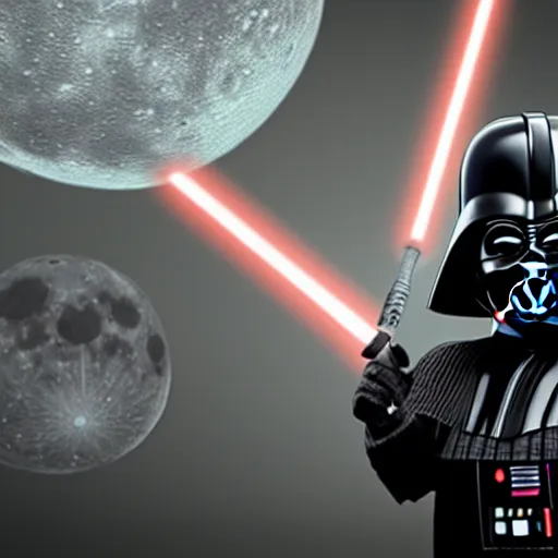 Image similar to darth vader removing his mask for the first time indie moon photo - realistic 4 k