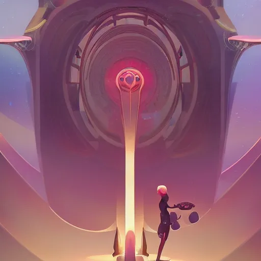 Prompt: futuristic scifi luxury perfume ad by tyler edlin and petros afshar and christopher balaskas and marius borgeaud and kiliain eng, maximalist art nouveau, well proportioned, highly detailed