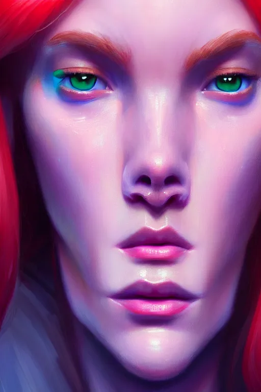 Prompt: ultra detailed close up face portrait of daphne from scooby doo, extremely detailed digital painting, in the style of fenghua zhong and ruan jia and jeremy lipking and peter mohrbacher, mystical colors, rim light, beautiful lighting, 8 k, stunning scene, raytracing, octane, trending on artstation