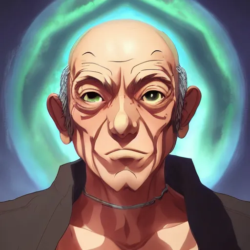 Prompt: portrait of a young hector salamanca, anime fantasy illustration by tomoyuki yamasaki, kyoto studio, madhouse, ufotable, comixwave films, trending on artstation