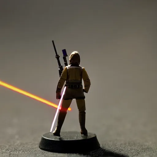 Prompt: luke skywalker, X wing starfighter, bokeh, macro photography