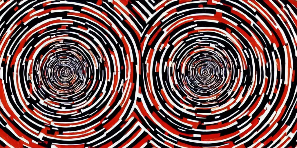 Prompt: jt thompson geometric surrealism labyrinth, hyper realistic, 4 k,
