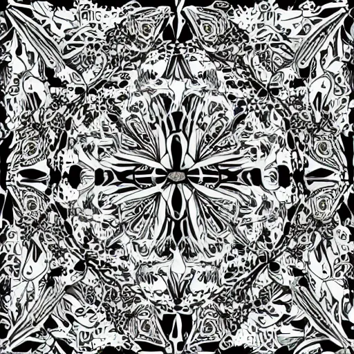 Image similar to 2 d generative art, clear and aesthetic, high contrast, vector, detailed concept pattern + exquisite detail