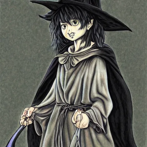 Image similar to young witch by kentaro miura