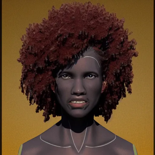 Image similar to black woman anatomically correct 8 k