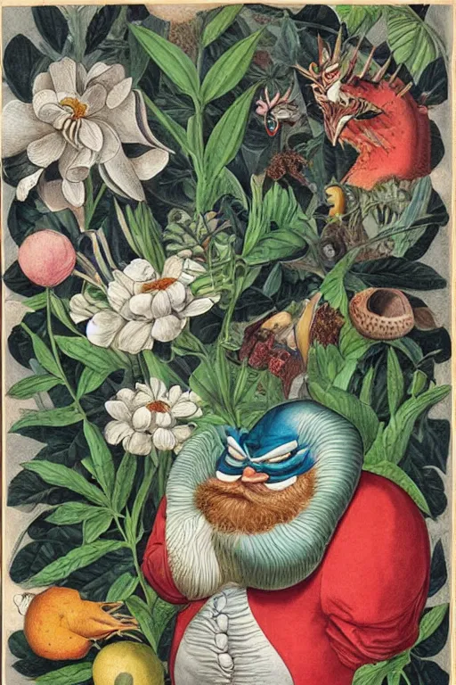 Image similar to dr robotnik, by maria sibylla merian