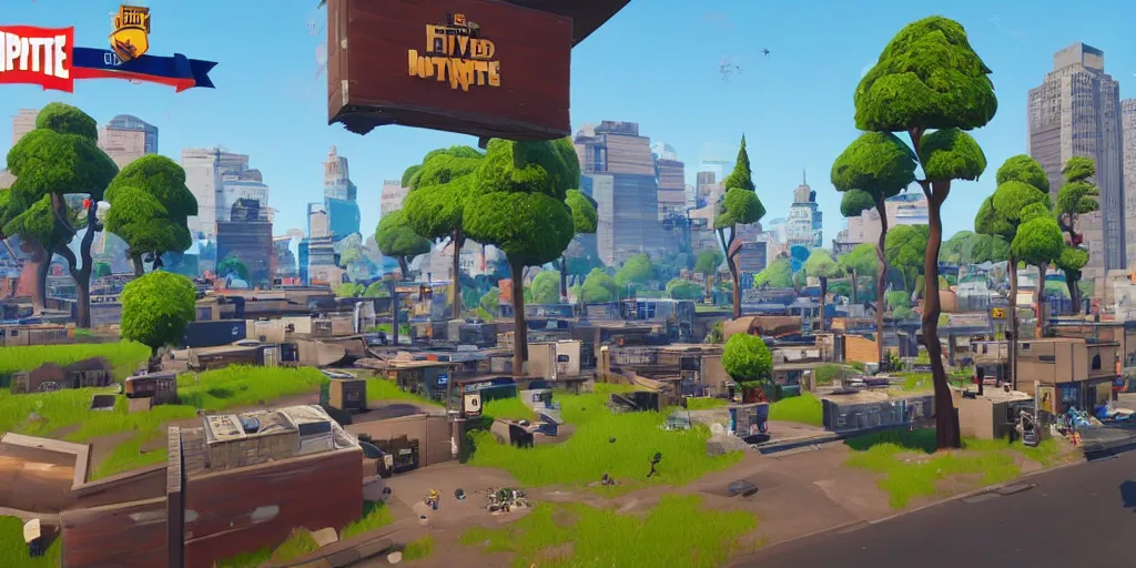 Image similar to New York map location in Fortnite