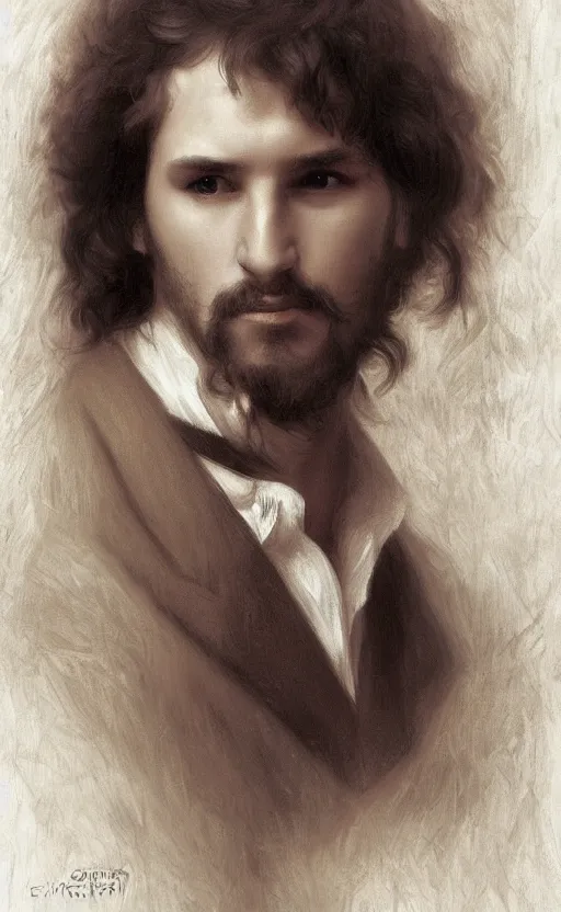 Image similar to evgeny egorov russian singer, traditional corsican, intricate, highly detailed, artstation, illustration, jurgens, rutkowski, bouguereau