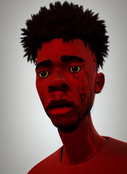 Image similar to multiple 3D urban teenager in the style of Jean-Michel Basquiat, cinematic lighting from the right side, photorealism, octane render, depth of field, 8k, 35mm, artgem, Trending on artstation