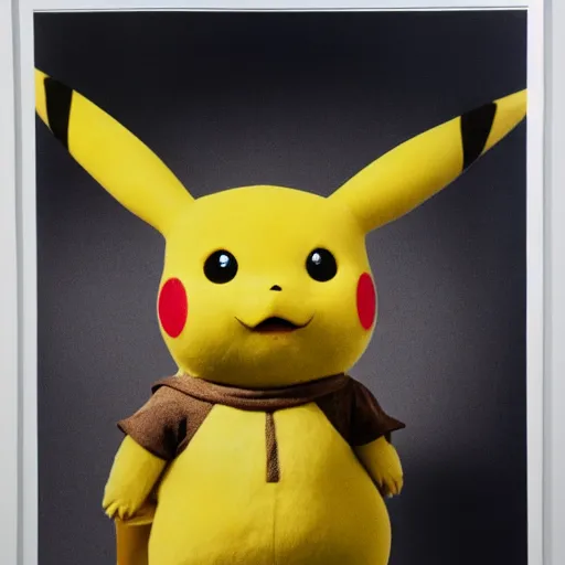 Prompt: portrait of pikachu - human hybrid, by annie leibovitz, studio lighting, award - winning