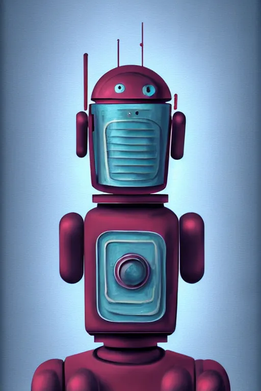 Image similar to 1 9 5 0 s retro future robot android valkery. muted colors. by jean - baptiste