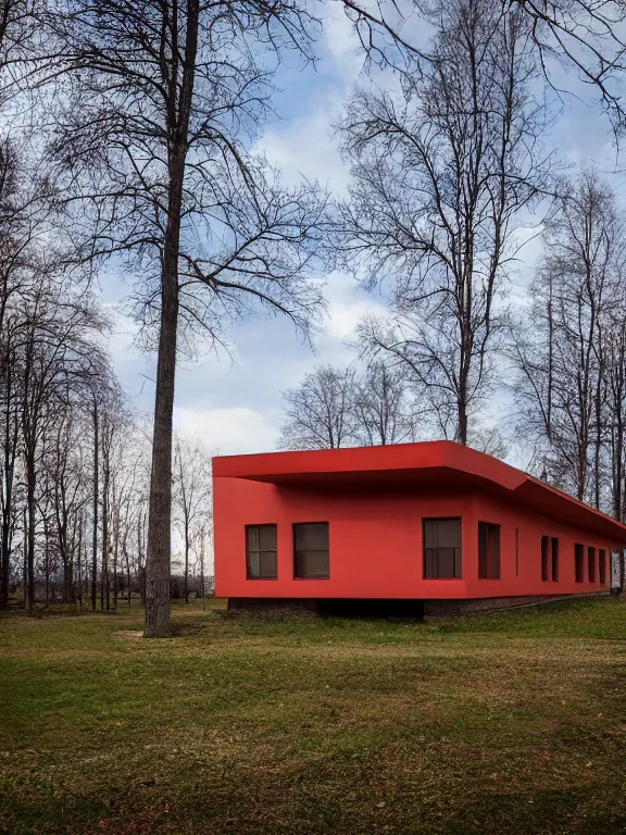 Prompt: soviet panel house, photo, extreme wide shot