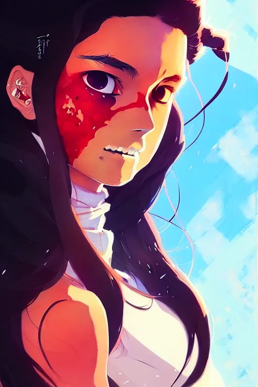 Image similar to a ultradetailed painting of katara by conrad roset, greg rutkowski and makoto shinkai trending on artstation