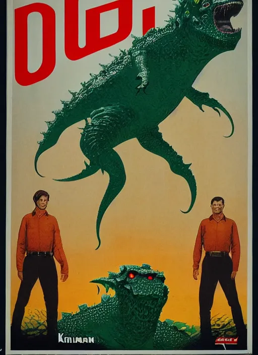 Image similar to Polish posters for kaiju film