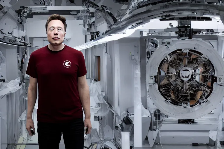 Image similar to scp photo of elon musk as experiment by the scp foundation