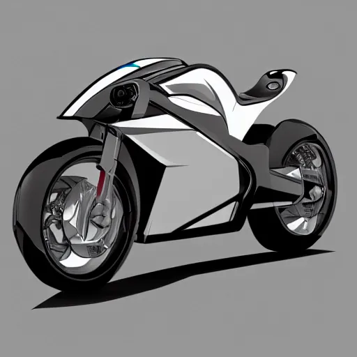 Image similar to drawing of next Gen prototype concept motorcycle, Japanese engineering, blade runner style, 3d, photorealism