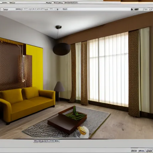 Image similar to interior design by blender