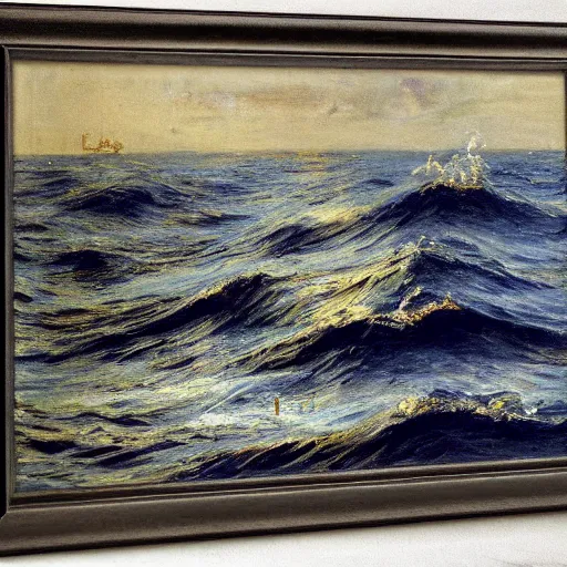 Image similar to deep sea by alfred stevens