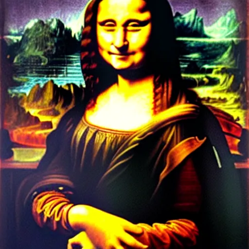 Image similar to Danny DeVito as the Mona Lisa in the painting The Joconde, by Leonardo da Vinci