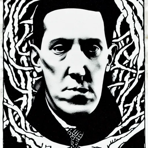 Image similar to H.P. Lovecraft as Cthulhu