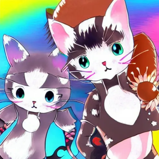 Image similar to Cat Kawaii Anime