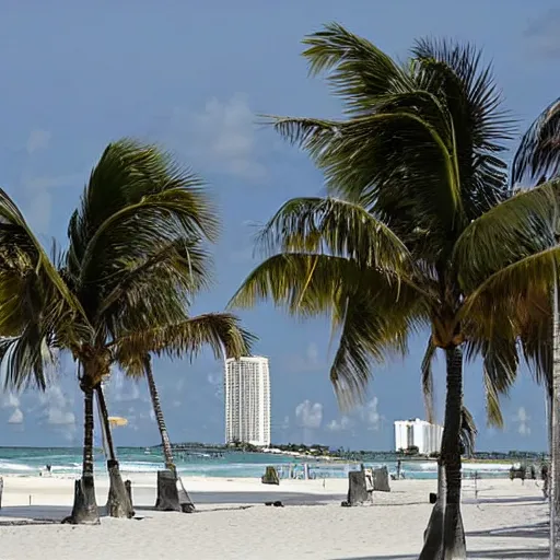 Prompt: a photograph of miami beach after 1 0 0 years of rising sea level