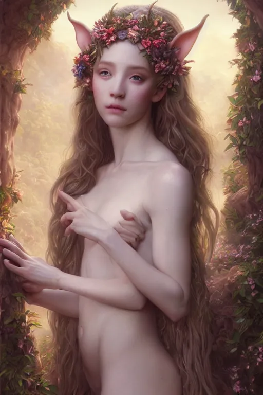 Prompt: a masterpiece ultrarealistic ultradetailed portrait of a very beautiful elf fairy, baroque renaissance. medium shot, intricate, elegant, by stanley artgerm lau, wlop, rossdraws, james jean, andrei riabovitchev, marc simonetti, light by julie bell, porcelain skin. global illumination. vfx