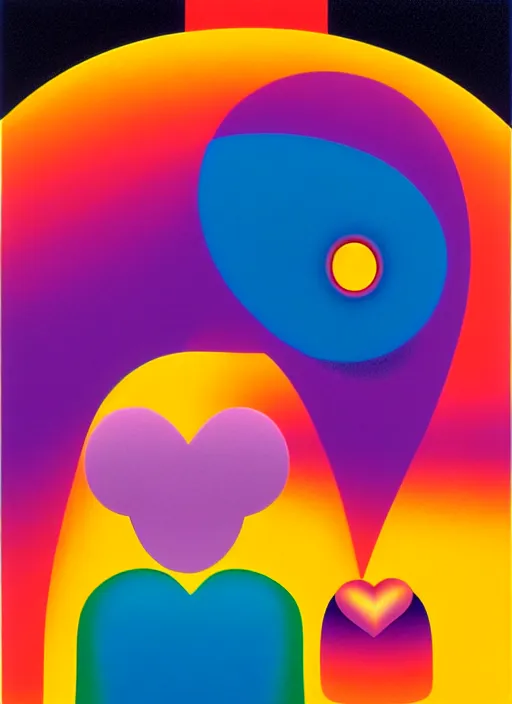 Image similar to love by shusei nagaoka, kaws, david rudnick, airbrush on canvas, pastell colours, cell shaded, 8 k