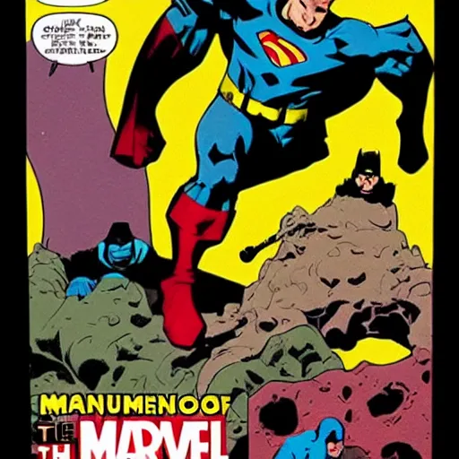 Prompt: The chronicles of a marvel super hero . Mignola, Mike [Illustrator] Burchett, Rick