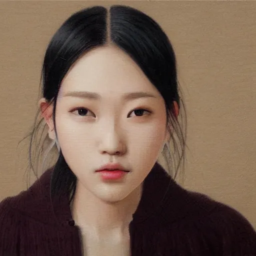 Prompt: portrait realistic by liutong 刘 通