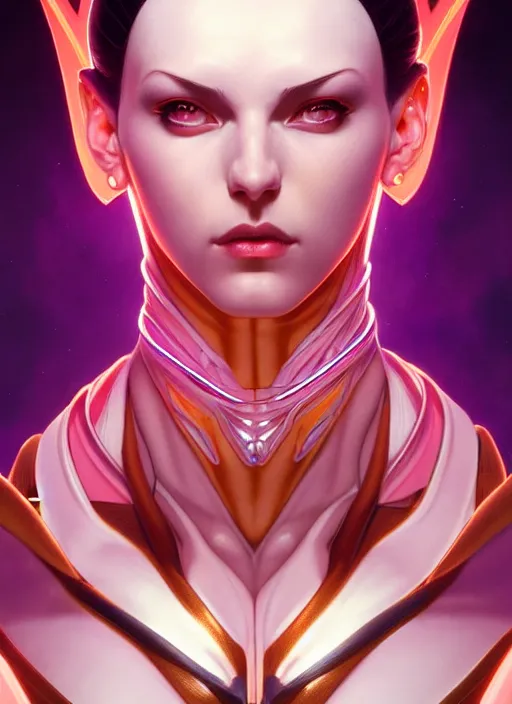 Image similar to symmetry!! portrait of juri, street fighter, sci - fi, global illumination!! intricate, elegant, highly detailed, digital painting, artstation, concept art, smooth, sharp focus, illustration, art by artgerm and greg rutkowski and alphonse mucha