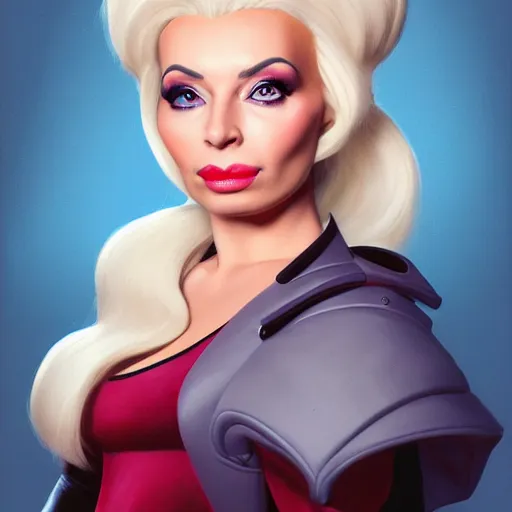 Image similar to portrait of isabelledeltore by disney concept artists, blunt borders, rule of thirds