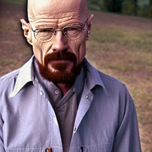 Image similar to Walter White as a hippie