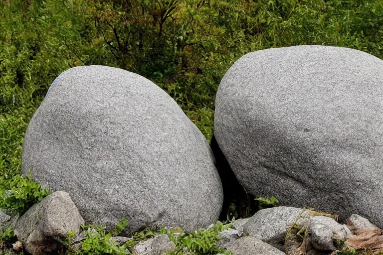 Image similar to its not a a rock, its a boulder