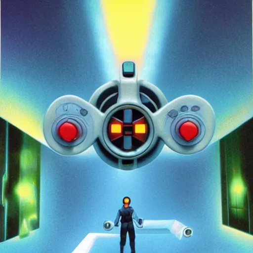 Prompt: original US cover art of Portal for the Nintendo 64