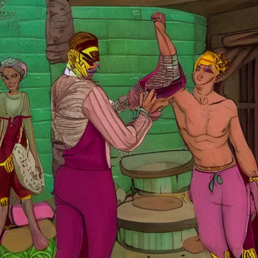 Image similar to gandhalf the pink