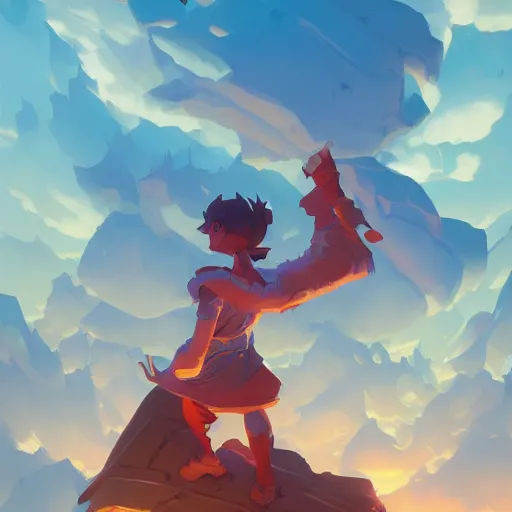 Image similar to hero world nintendo, behance hd by jesper ejsing, by rhads, makoto shinkai and lois van baarle, ilya kuvshinov, rossdraws global illumination