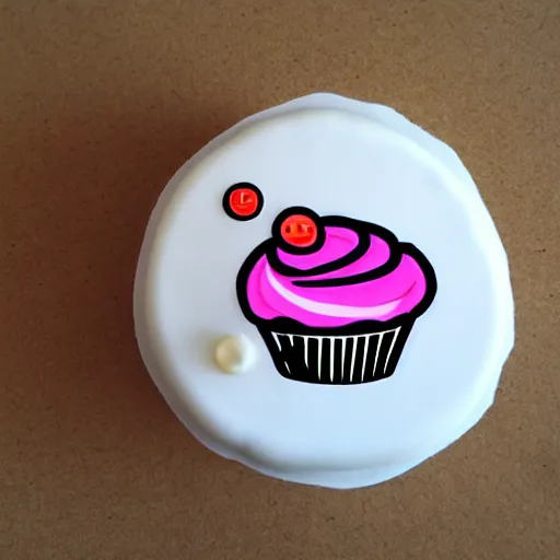 Prompt: cupcake, dribbble, awesome, stylish