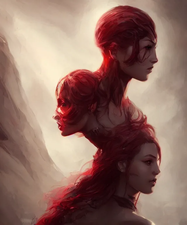 Prompt: hydra by charlie bowater and titian and artgerm, full - body portrait, intricate, face, cavern, elegant, red mist, beautiful, highly detailed, dramatic lighting, sharp focus, trending on artstation, artstationhd, artstationhq, unreal engine, 4 k, 8 k