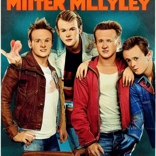 Image similar to a vintage McFly poster