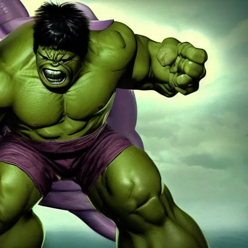 Prompt: hulk fighting against juggernaut, marvel, cinematic style, detailed, action scene