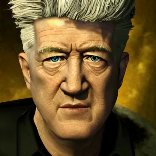 Image similar to david lynch in fallout new vegas