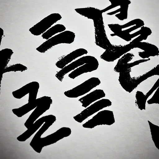 Image similar to photo of japanese calligraphy, beautiful, instagram, cinematic, high detail, traditional