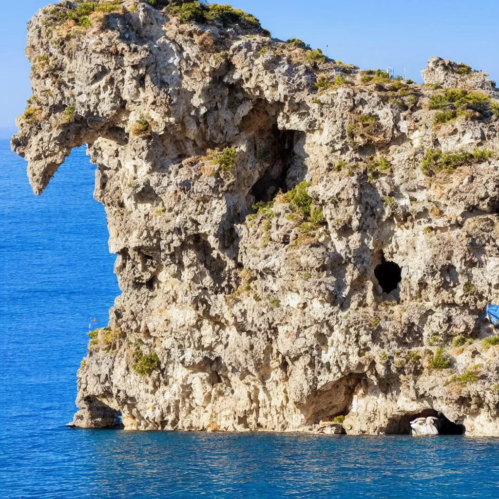 Prompt: greek island cave airbnb most popular