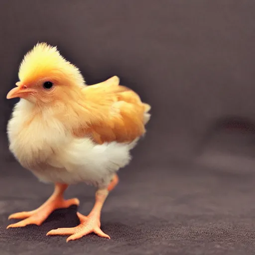 Image similar to baby chicken, photo realistic, cool