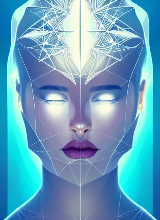 Image similar to symmetry!! minimalist poster space, intricate, elegant, highly detailed, digital painting, artstation, concept art, smooth, cosmic, soft light, illustration, art by artgerm