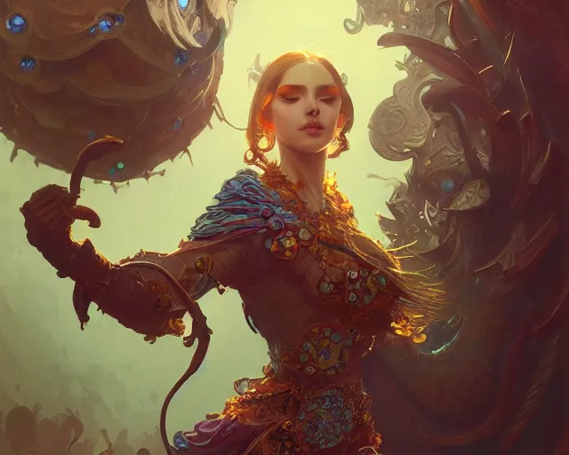 Image similar to photography of victor moscoso, deep focus, d & d, fantasy, intricate, elegant, highly detailed, digital painting, artstation, concept art, matte, sharp focus, illustration, hearthstone, art by artgerm and greg rutkowski and alphonse mucha