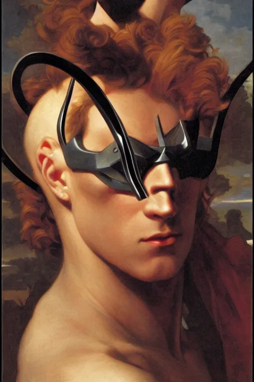 Image similar to Cyclops (Scott Summers) from the X-Men by William Adolphe Bouguereau